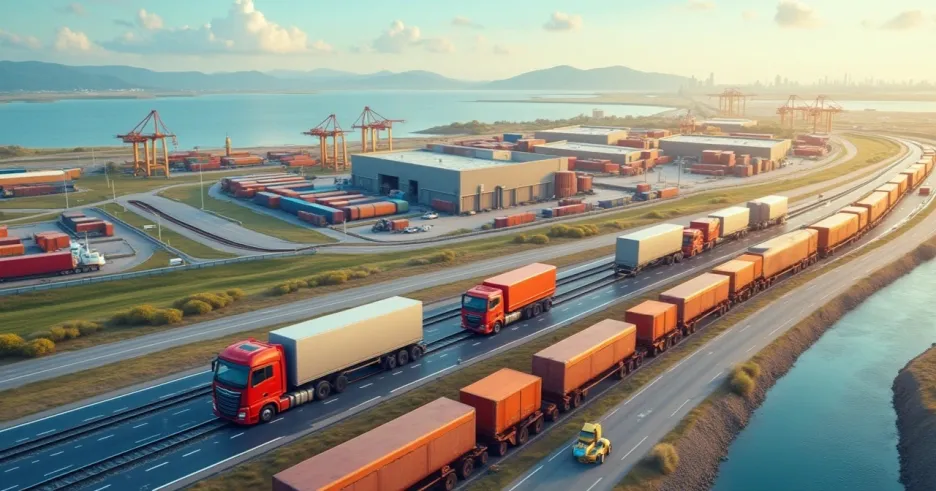 مزایای اقتصادی حمل‌ونقل زمینی برای کسب‌وکارهای تولیدی و تجاری